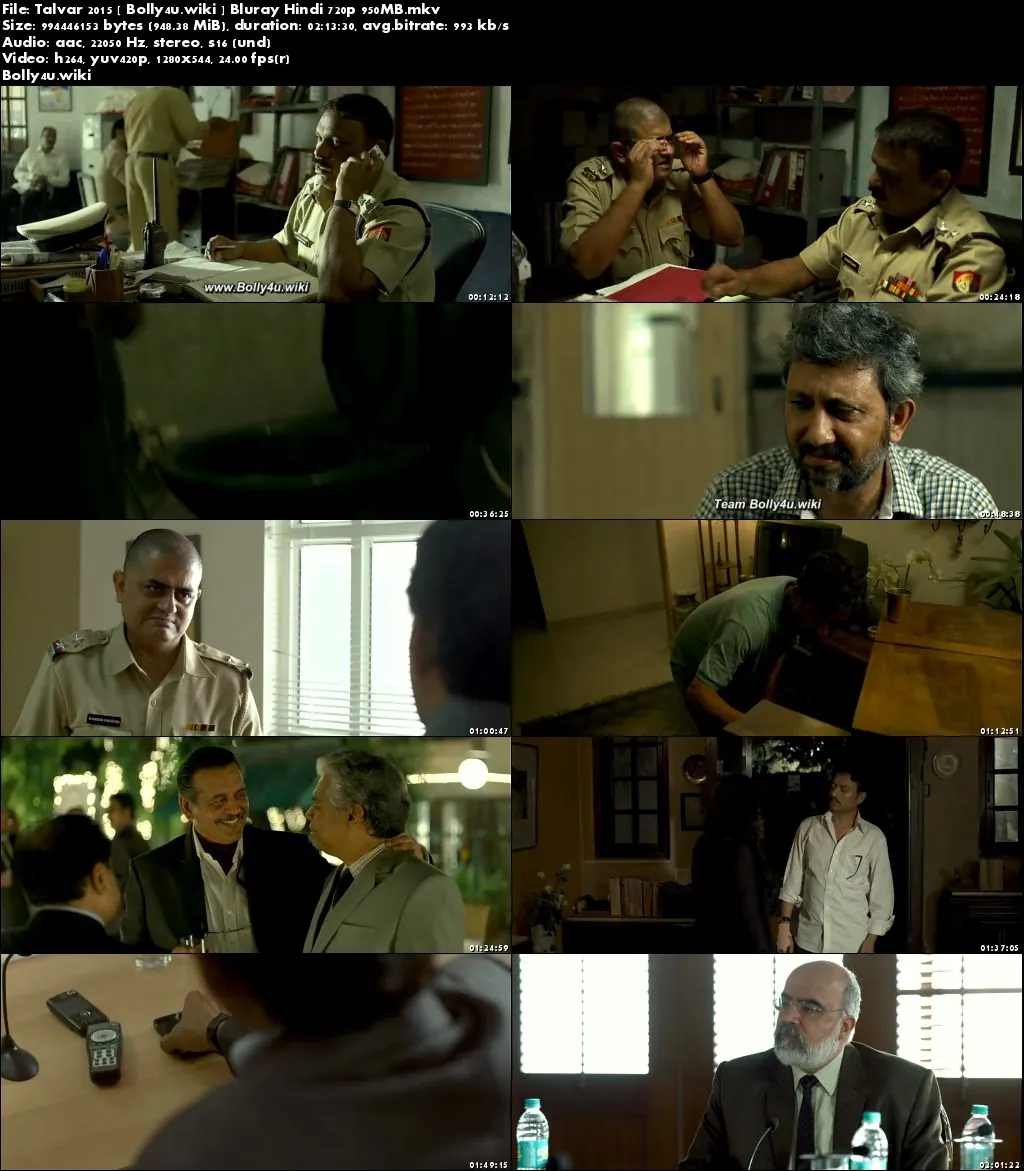 Talvar 2015 BluRay 350Mb Full Hindi Movie Download 480p