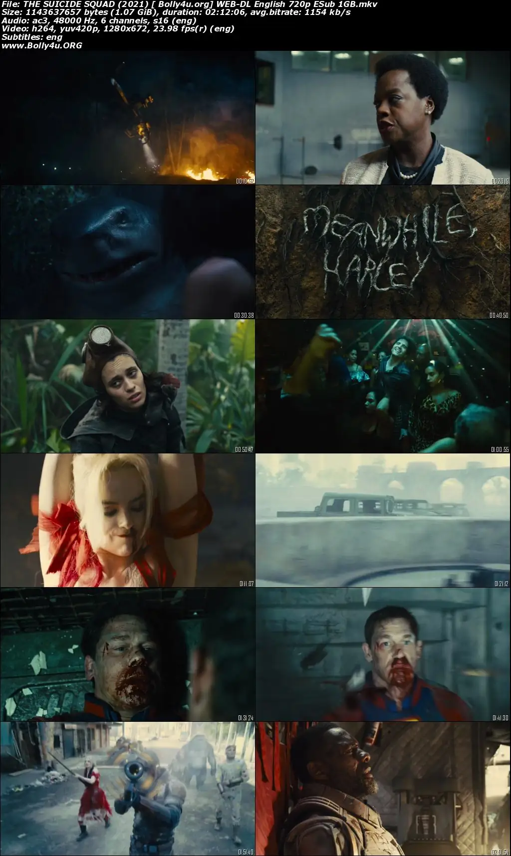 The Suicide Squad 2021 WEB-DL 400MB English 480p ESubs Download The Suicide Squad 2021 WEB-DL 400MB English 480p ESubs Download