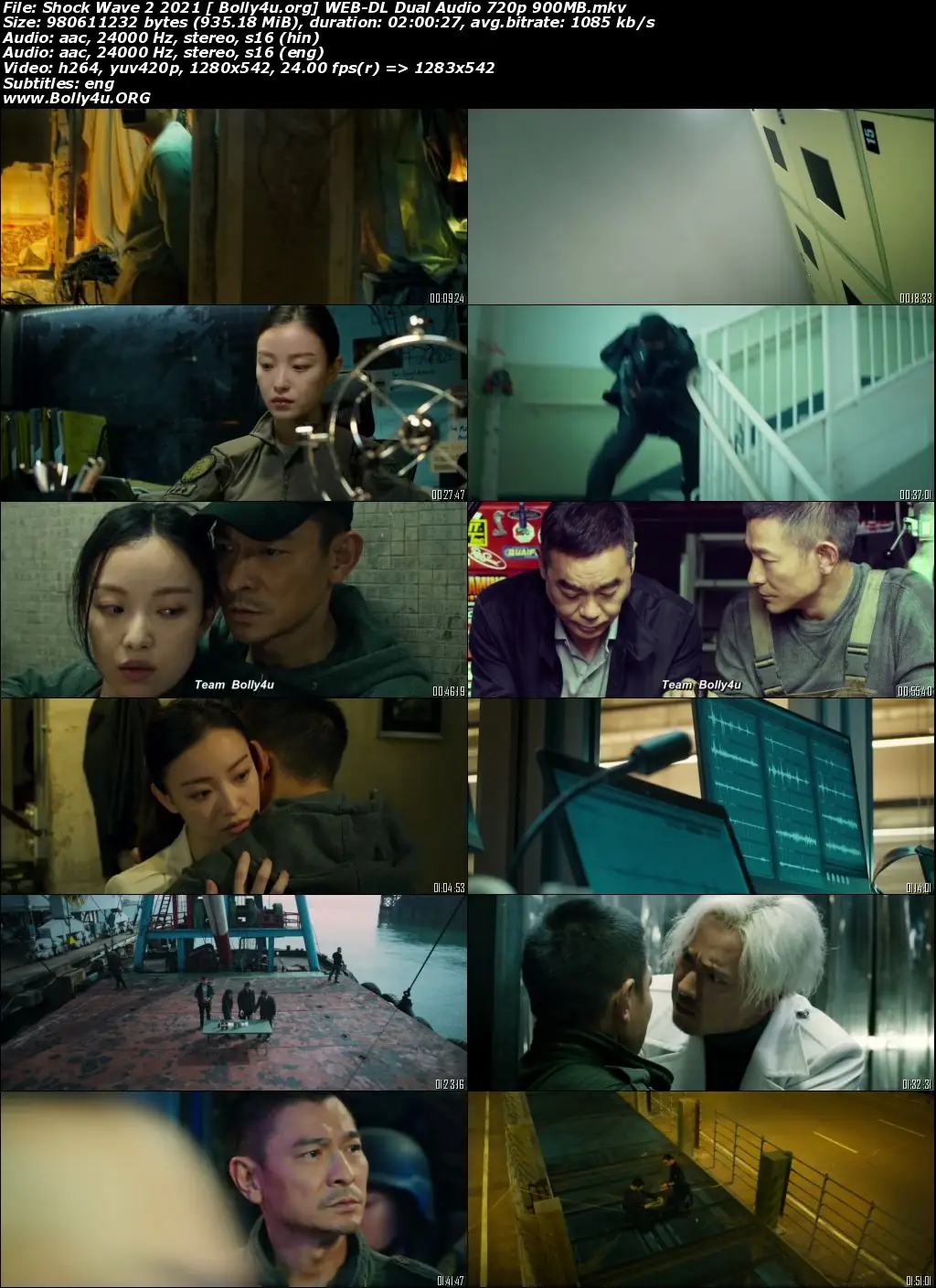 Shock Wave 2 2021 WEB-DL 900MB Hindi Dual Audio ORG 720p Download