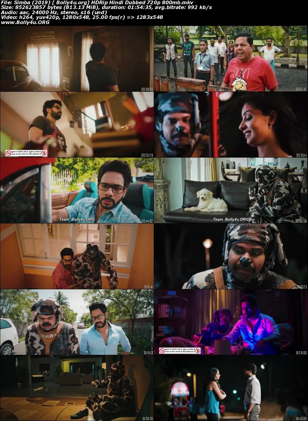 Simba 2019 HDRip 300Mb Hindi Dubbed ORG 480p Download