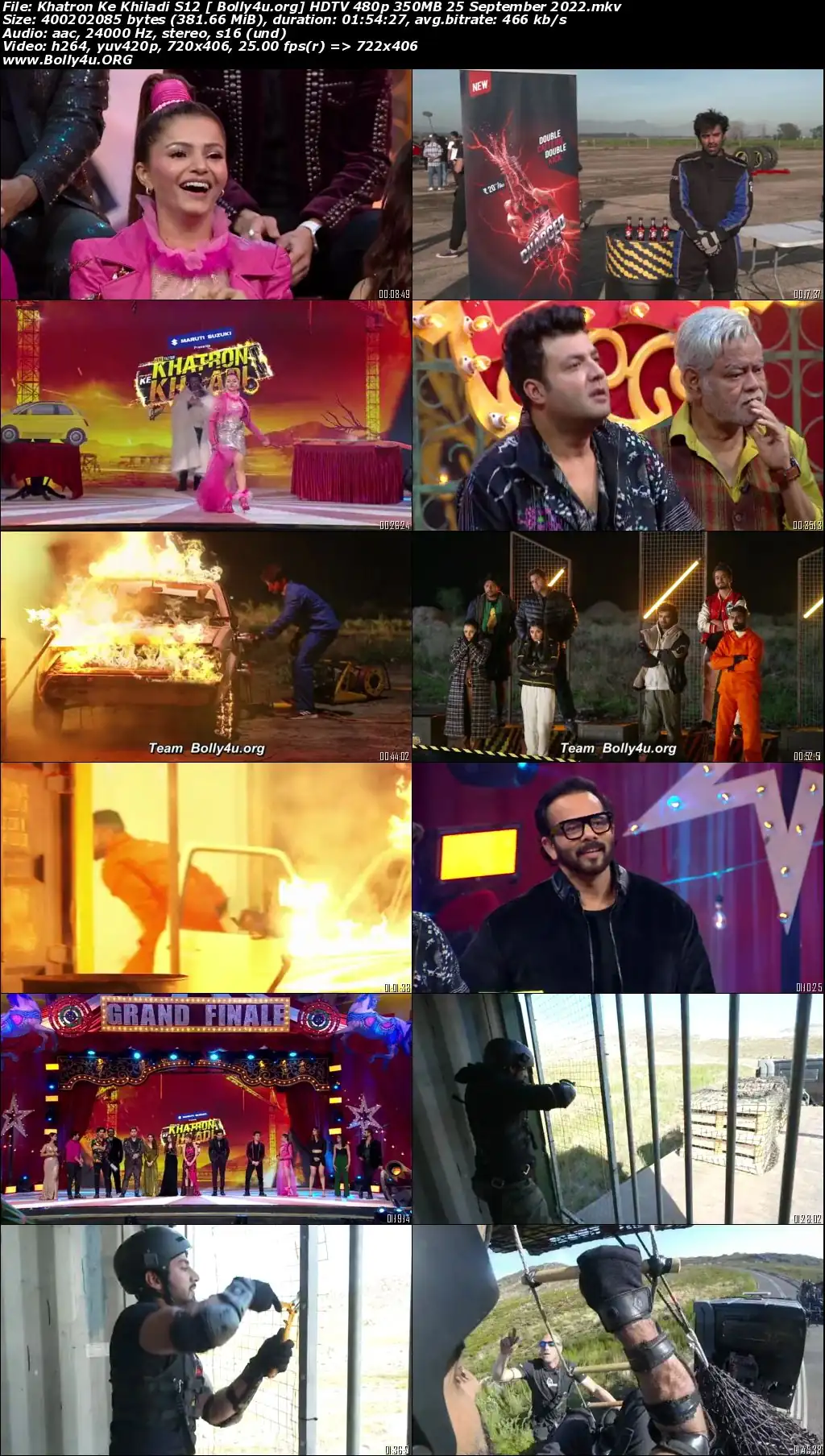 Khatron Ke Khiladi S12 HDTV 480p 350MB 25 September 2022 Download Khatron Ke Khiladi S12 HDTV 480p 350MB 25 September 2022 Download