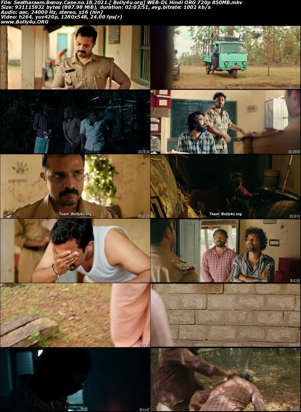 Seetharaam Benoy Case no 18 2021 WEB-DL Hindi ORG 720p 480p Download