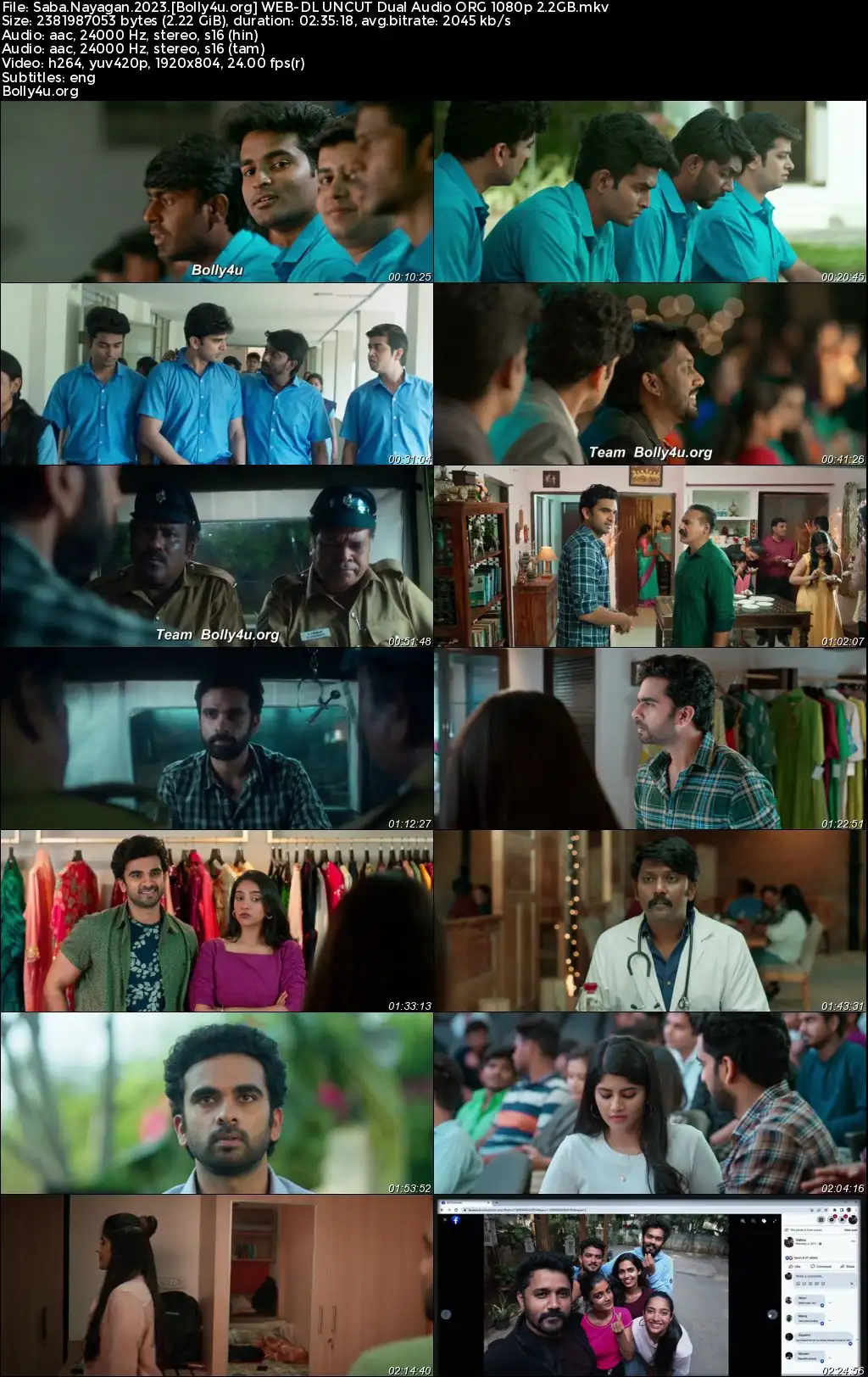 Saba Nayagan 2023 WEB-DL UNCUT Hindi Dual Audio ORG Full Movie Download 1080p  720p  480p