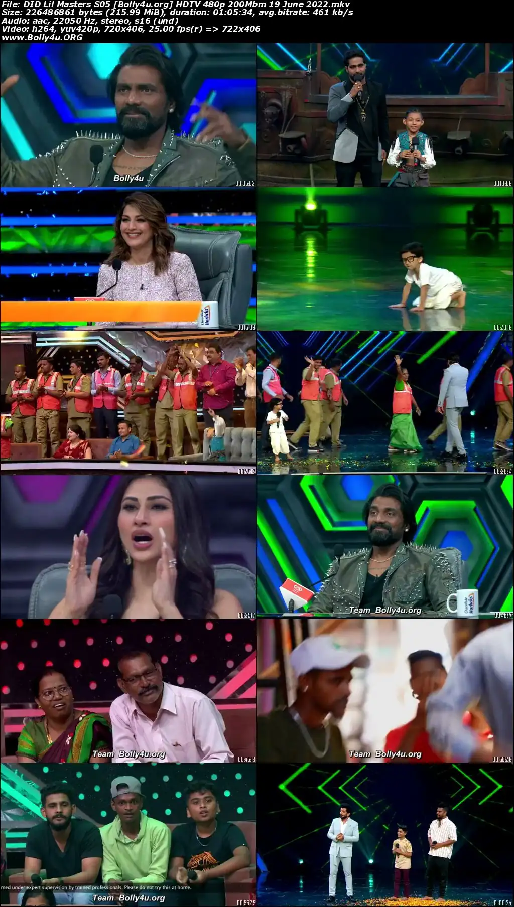 DID Lil Masters S05 HDTV 480p 200Mb 19 June 2022 Download