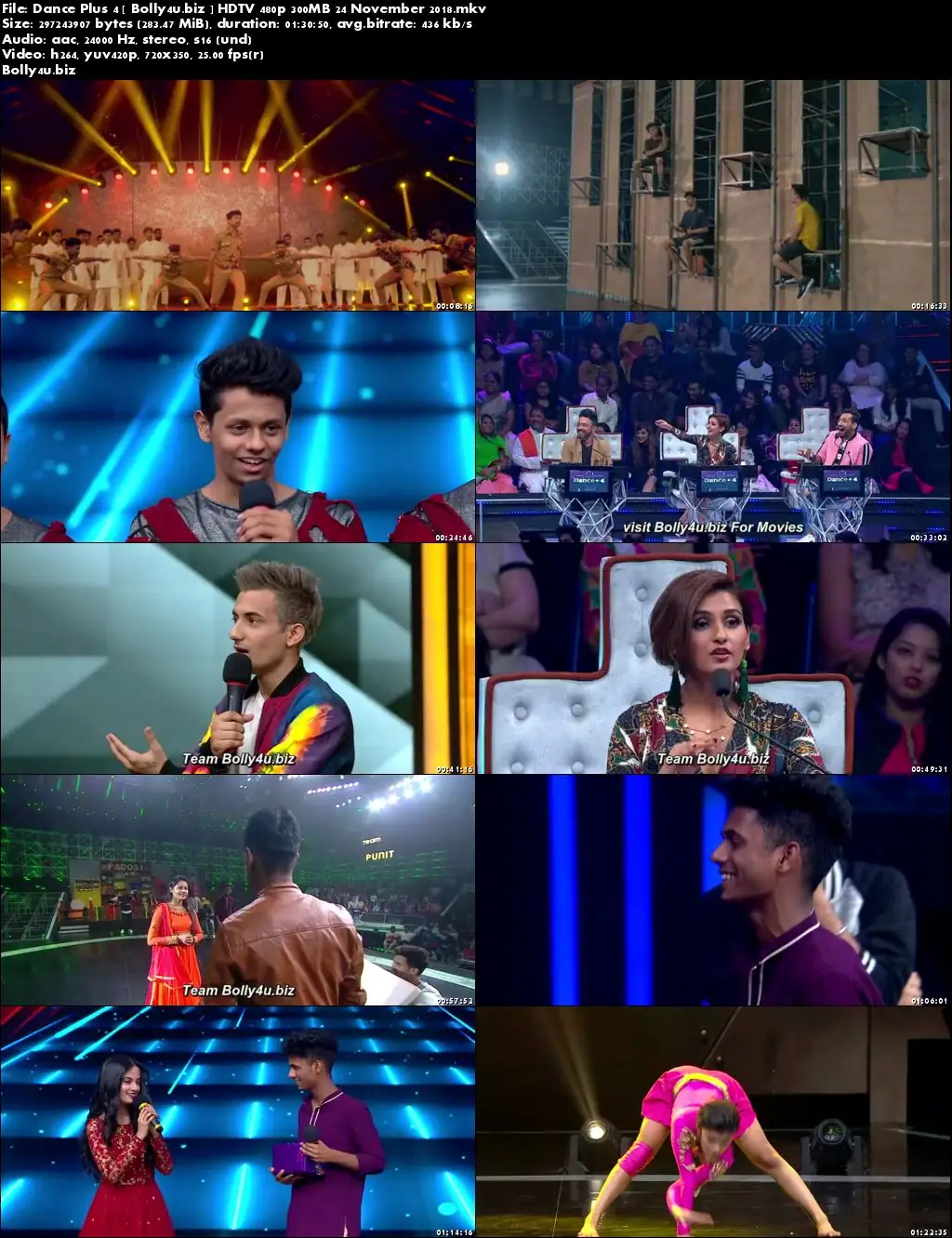 Dance Plus Season 4 HDTV 480p 200MB 24 November 2018 Download Dance Plus Season 4 HDTV 480p 200MB 24 November 2018 Download
