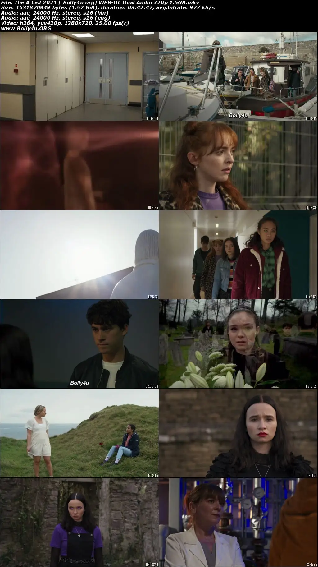 The A List 2021 WEB-DL 700Mb Hindi Dual Audio S02 Download 480p