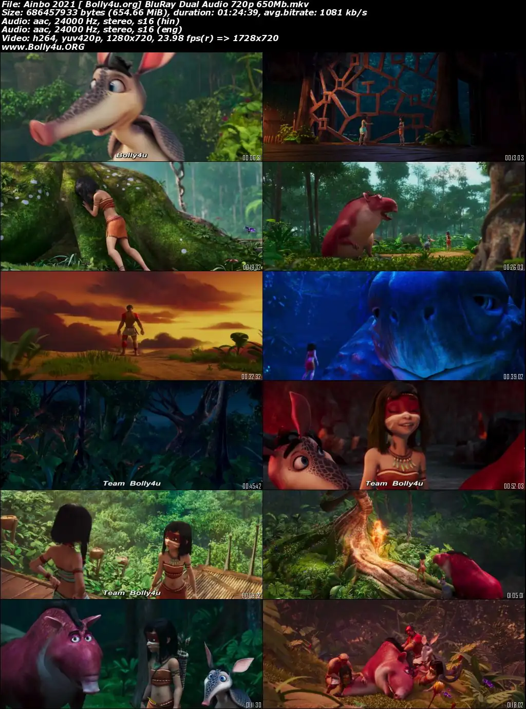 Ainbo 2021 BluRay Hindi Dual Audio ORG 720p 480p Download