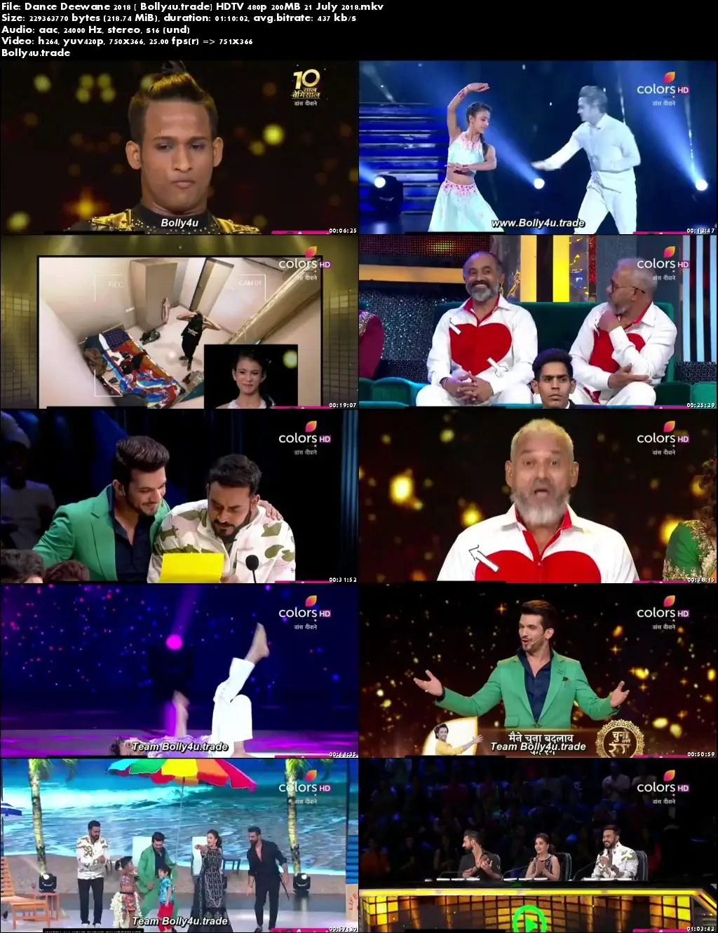 Dance Deewane 2018 HDTV 480p 200MB 21 July 2018 Download Dance Deewane 2018 HDTV 480p 200MB 21 July 2018 Download