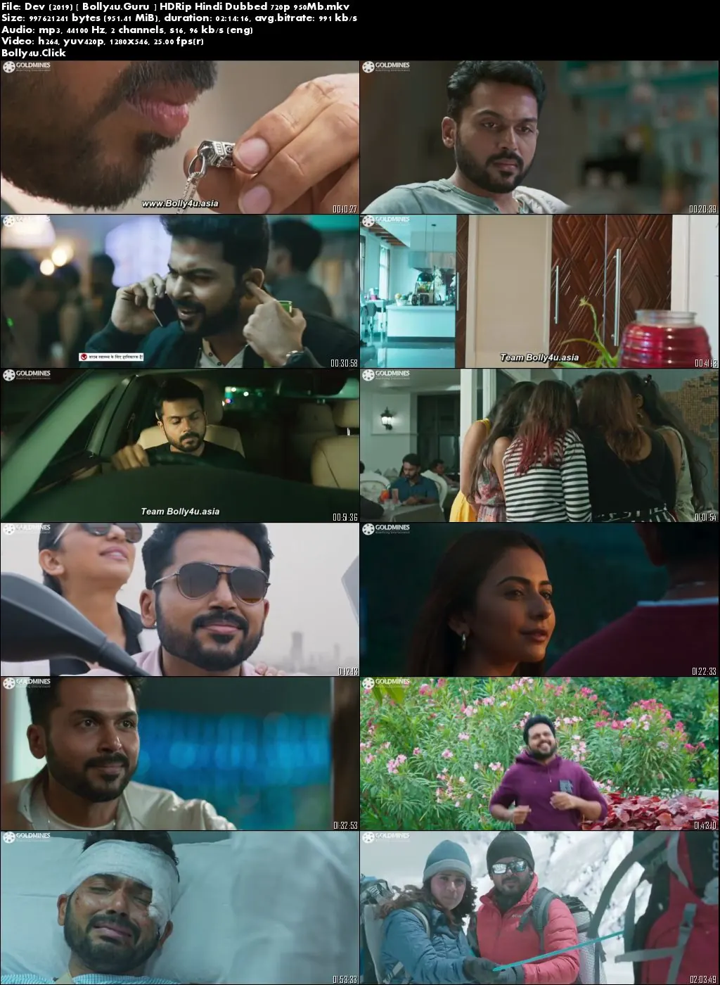 Dev 2019 HDRip 950Mb Hindi Dubbed 720p Download