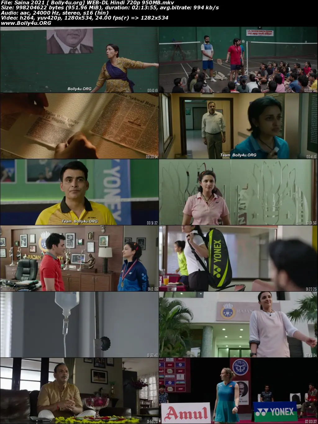 Saina 2021 WEB-DL 950MB Hindi Movie Download 720p Saina 2021 WEB-DL 950MB Hindi Movie Download 720p still 1 Bolly4u Official