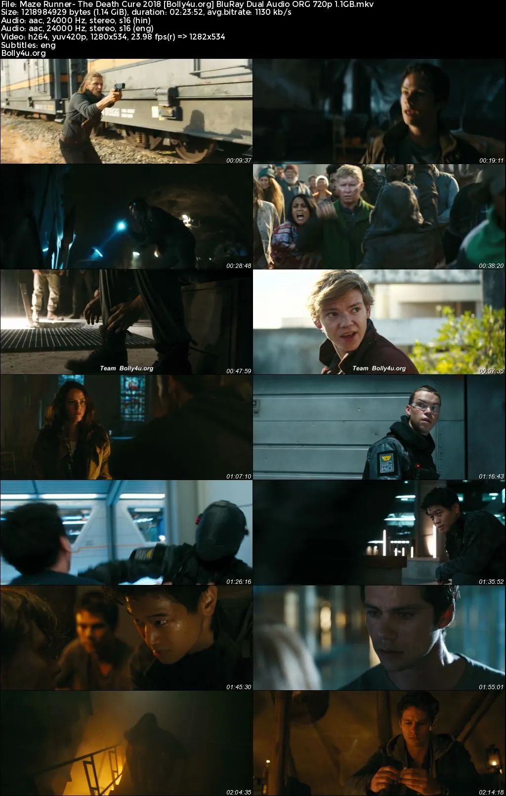 Maze Runner The Death Cure 2018 BluRay Hindi Dual Audio ORG Full Movie Download 1080p  720p  480p