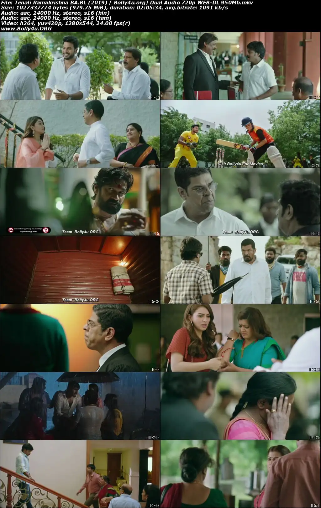 Tenali Ramakrishna BA.BL 2019 WEB-DL 400Mb UNCUT Hindi Dual Audio 480p Download