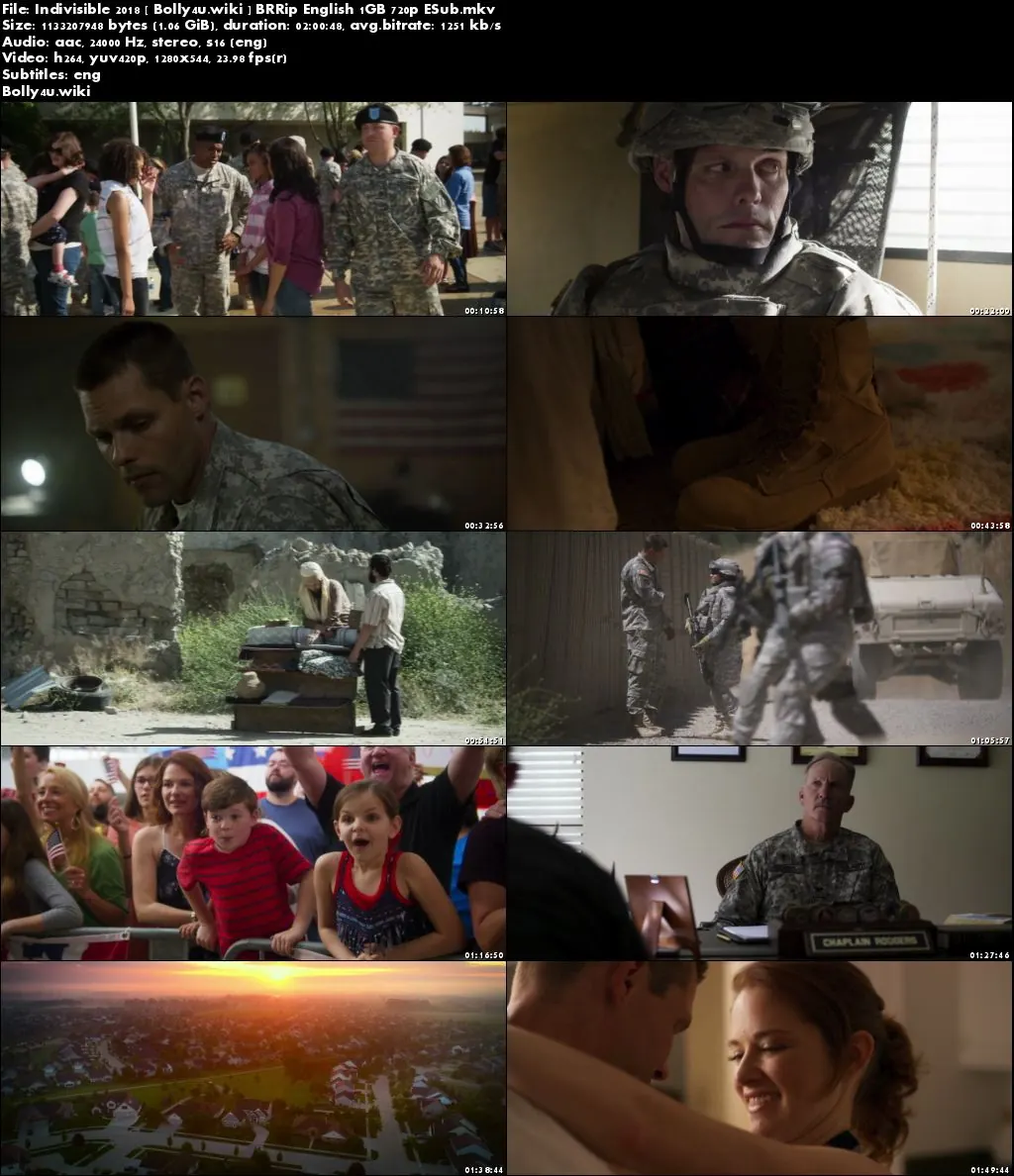 Indivisible 2018 BRRip 1GB English 720p ESub Download