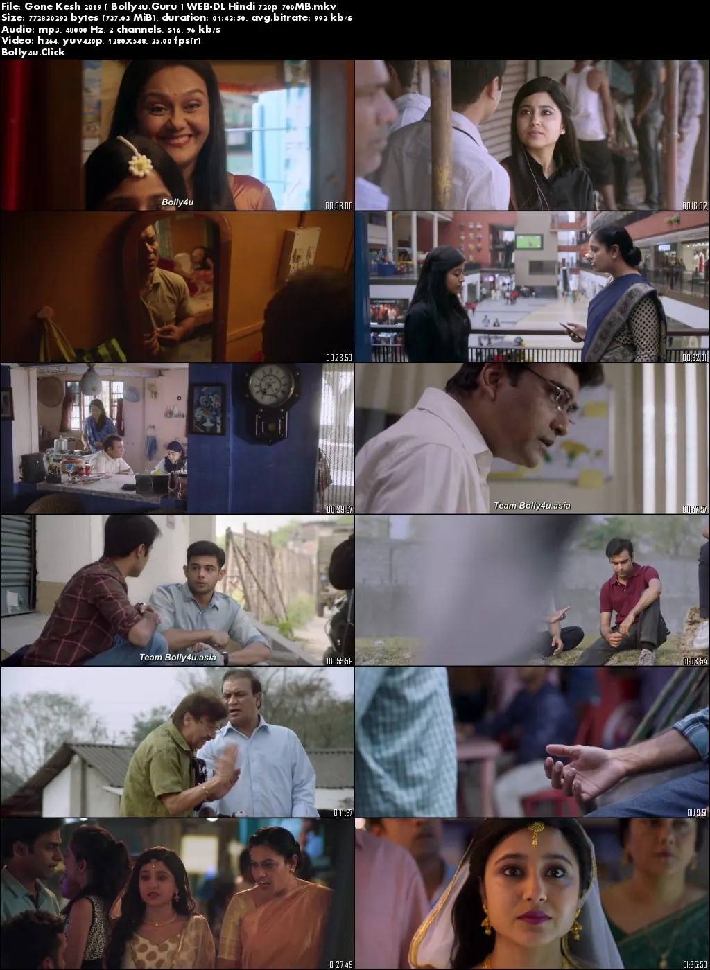 Gone Kesh 2019 WEB-DL 300MB Hindi 480p Download