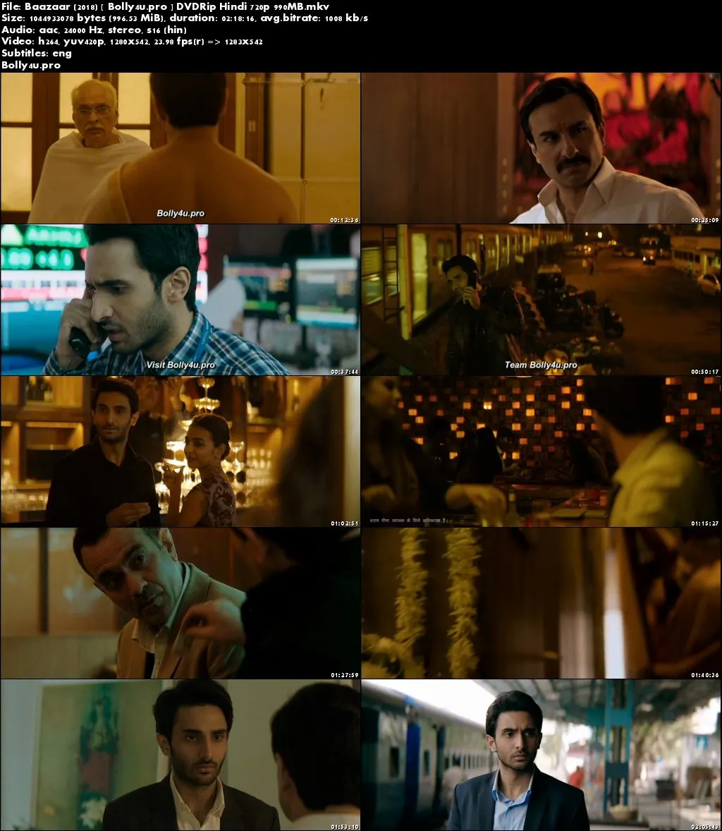 Baazaar 2018 DVDRip 999Mb Full Hindi Movie Download 720p