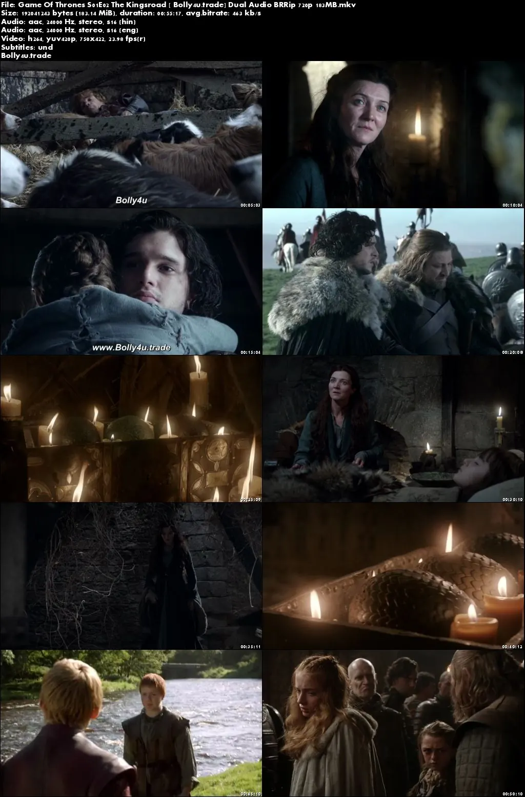 Game Of Thrones S01E02 The Kingsroad BRRip 180Mb Hindi Dual Audio 480p Download Game Of Thrones S01E02 The Kingsroad BRRip 180Mb Hindi Dual Audio 480p Download