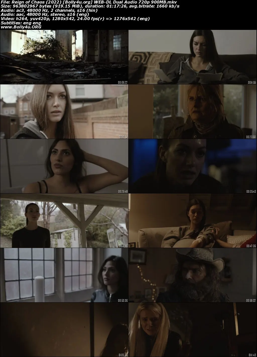 Reign of Chaos 2022 WEB-DL Hindi Dual Audio Full Movie Download 720p  480p