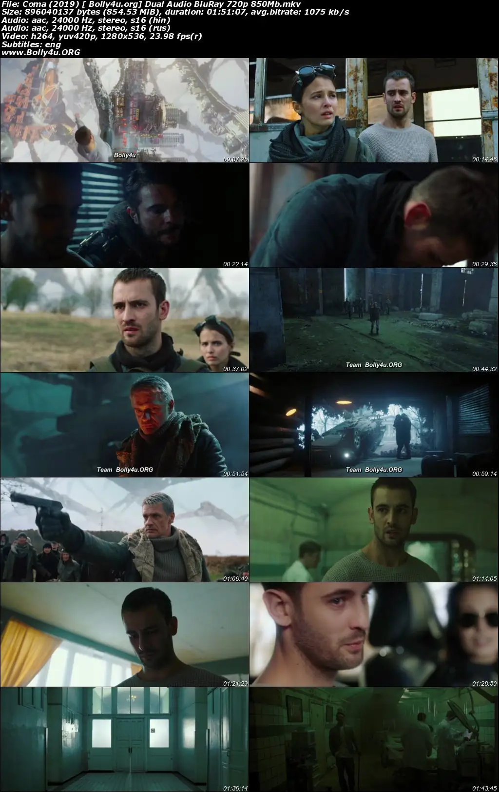 Coma 2019 BluRay 850MB Hindi Dual Audio 720p Download