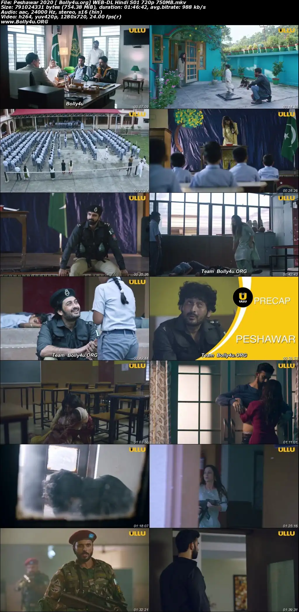 Peshawar 2020 WEB-DL 350Mb Hindi S01 Download 480p