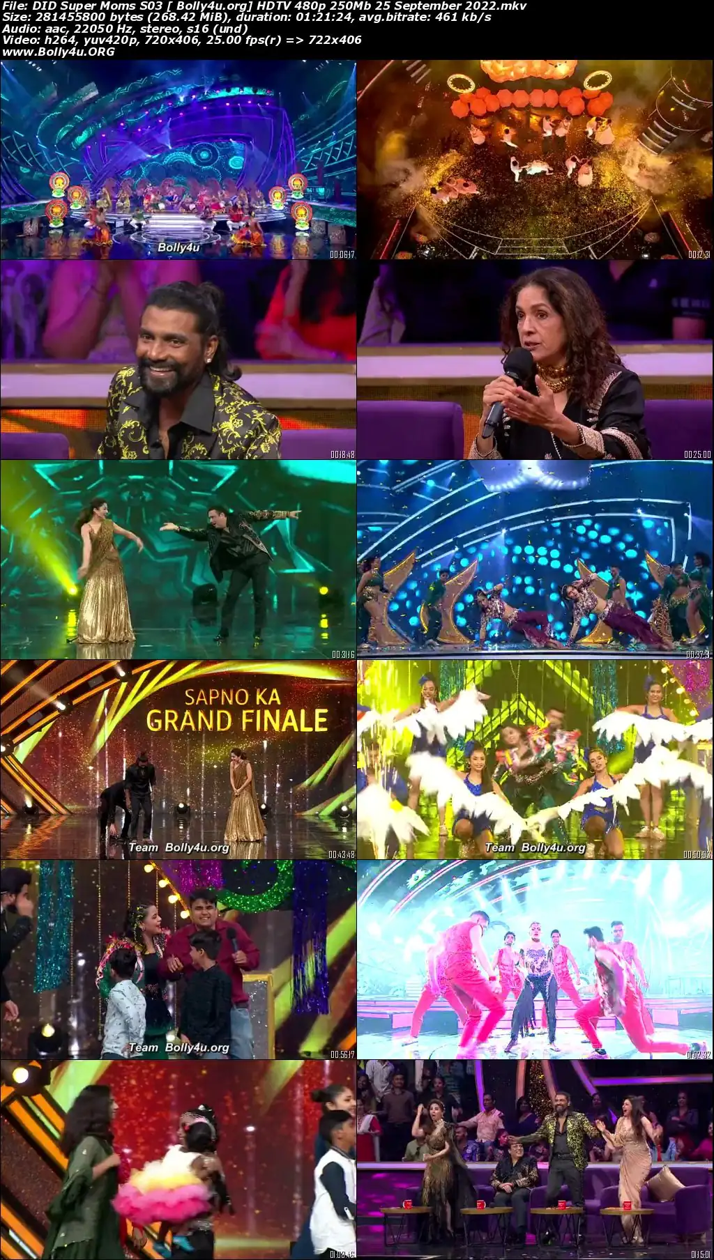 DID Super Moms S03 HDTV 480p 250Mb 25 September 2022 Download