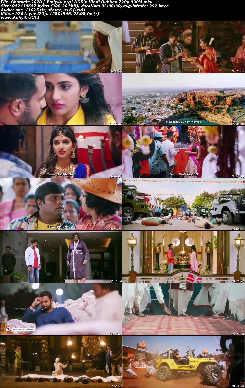 Bharaate 2020 HDRip 300Mb Hindi Dubbed 480p Download