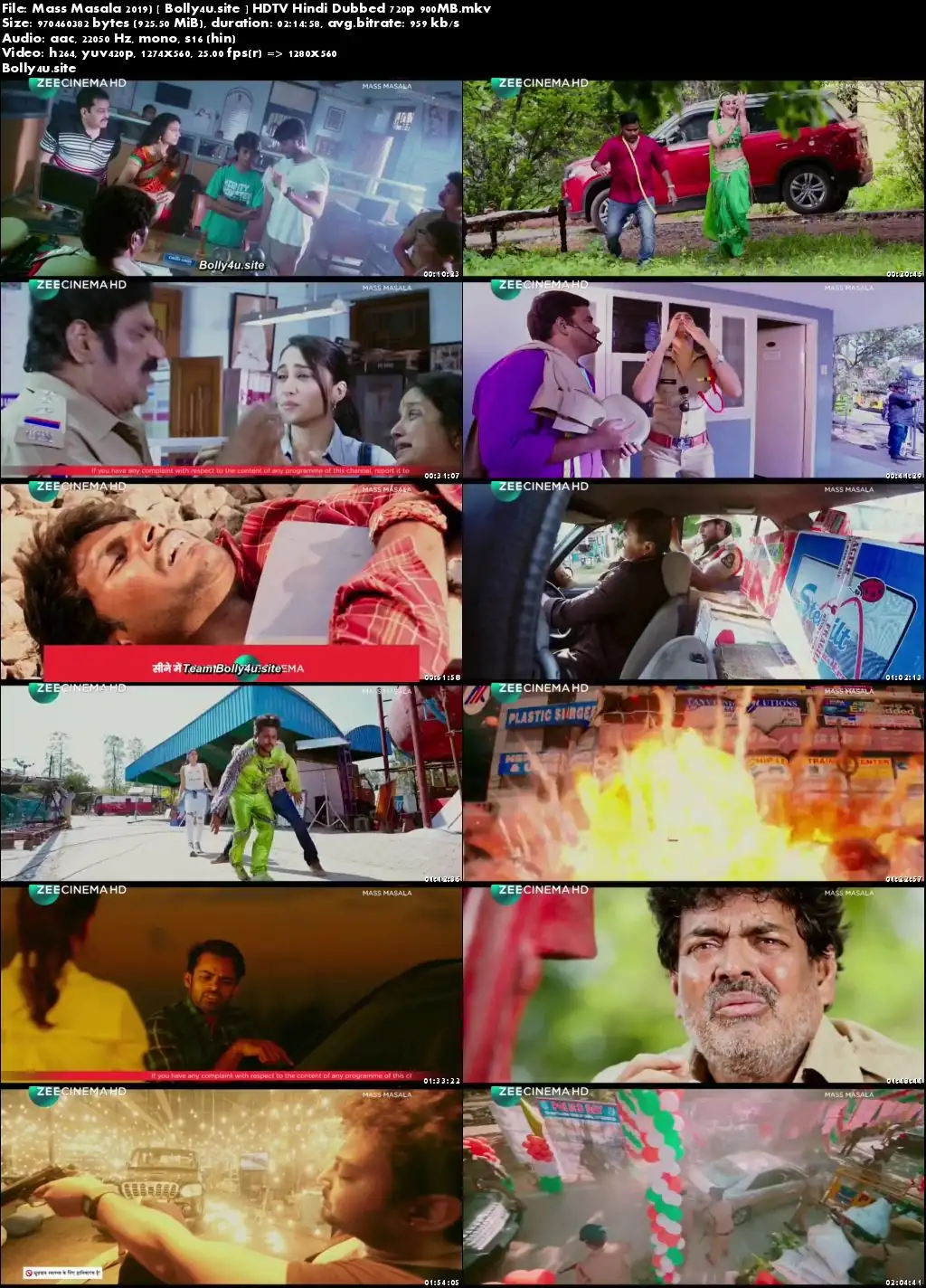 Mass Masala 2019 HDTV 350MB Hindi Dubbed 480p Download
