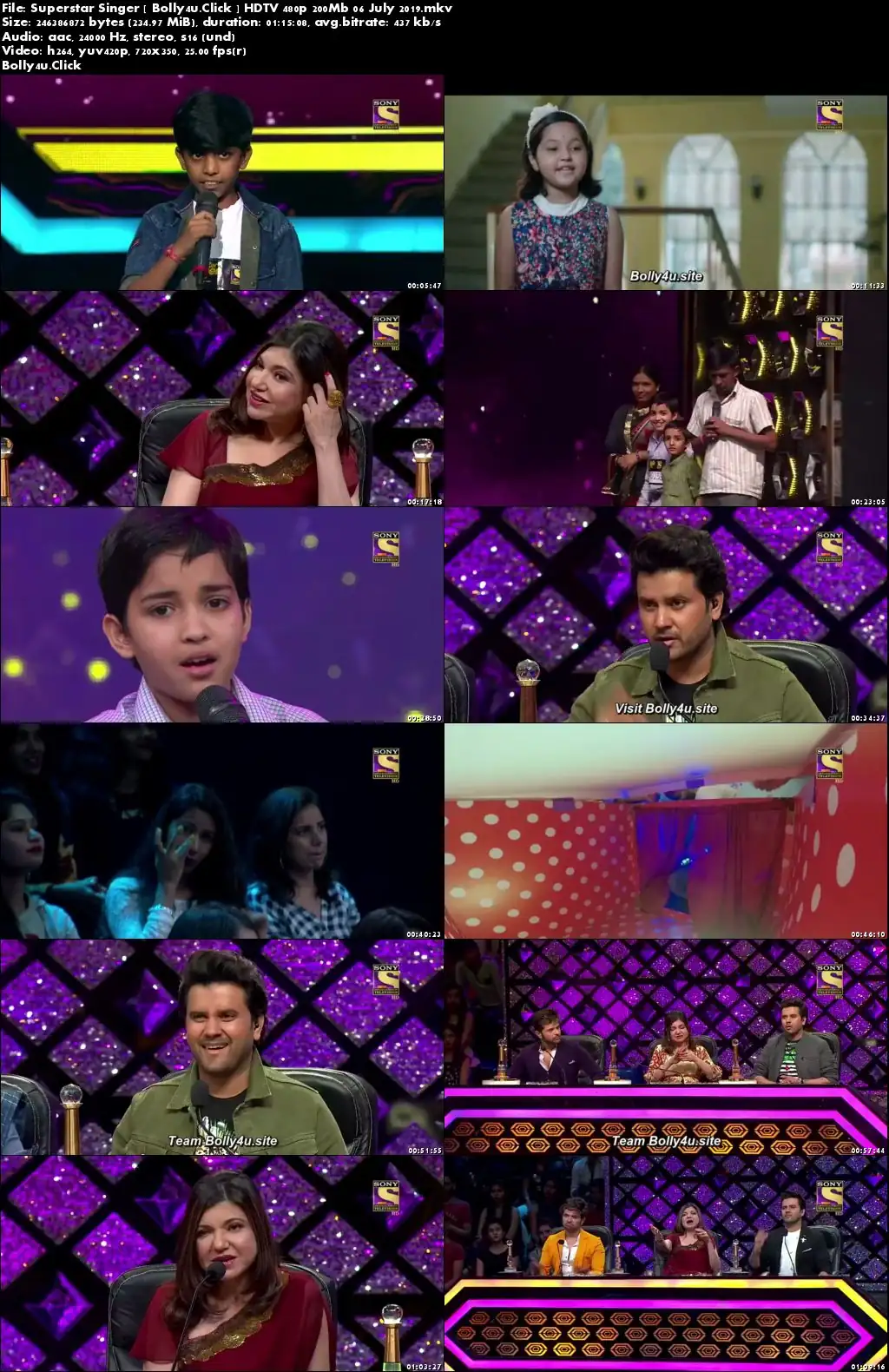 Superstar Singer HDTV 480p 200Mb 06 July 2019 Download Superstar Singer HDTV 480p 200Mb 06 July 2019 Download