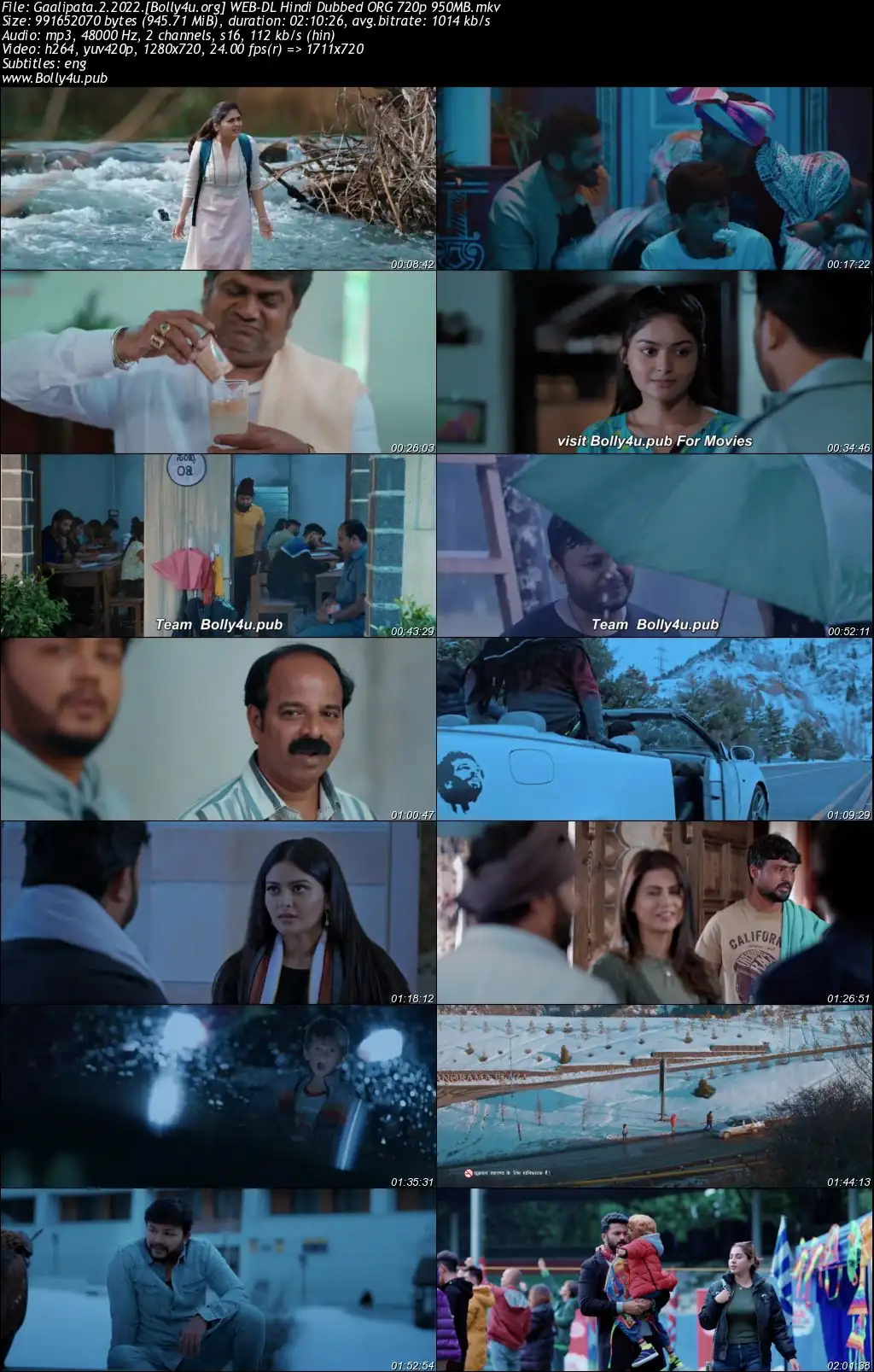 Gaalipata 2 2022 WEB-DL Hindi Dubbed ORG Full Movie Download 1080p  720p  480p