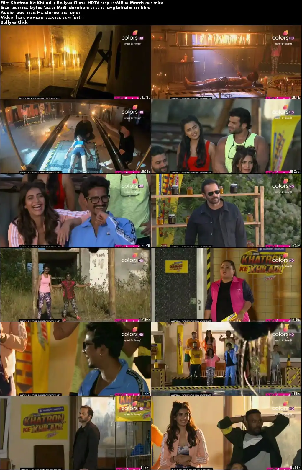 Khatron Ke Khiladi HDTV 480p 300MB 07 March 2020 Download Khatron Ke Khiladi HDTV 480p 300MB 07 March 2020 Download
