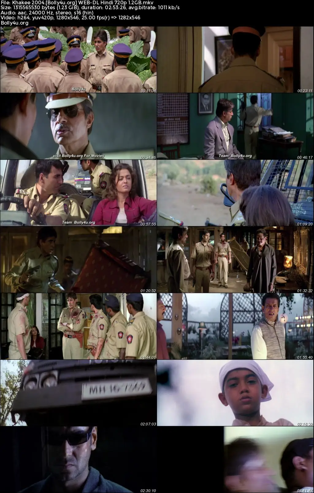 Khakee 2004 WEB-DL Hindi Full Movie Download 1080p  720p  480p