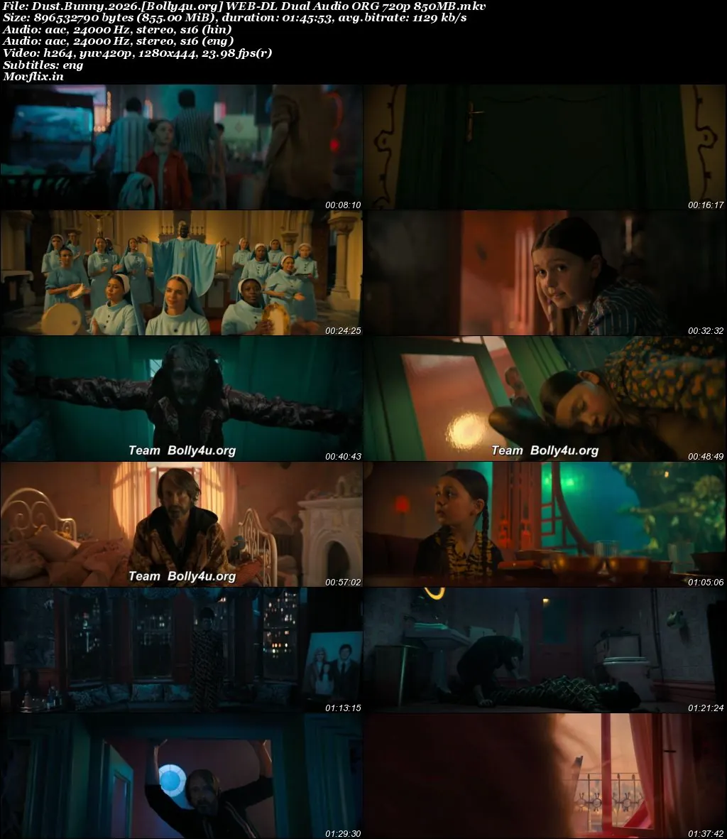 Dust Bunny 2026 WEB-DL Hindi Dual Audio ORG Full Movie Download 1080p  720p  480p