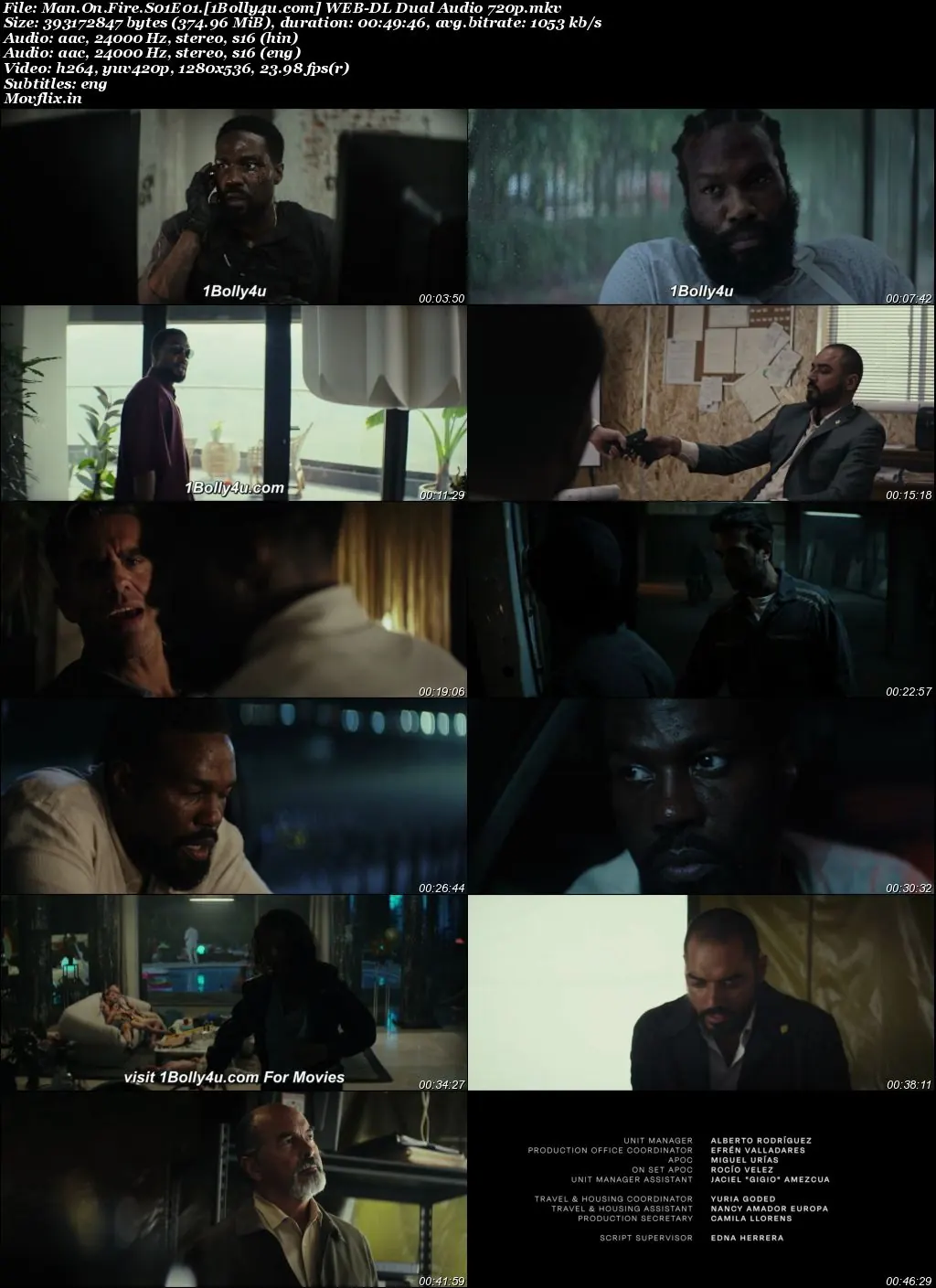 Man On Fire 2026 WEB-DL Hindi Dual Audio ORG S01 Complete Download 720p  480p