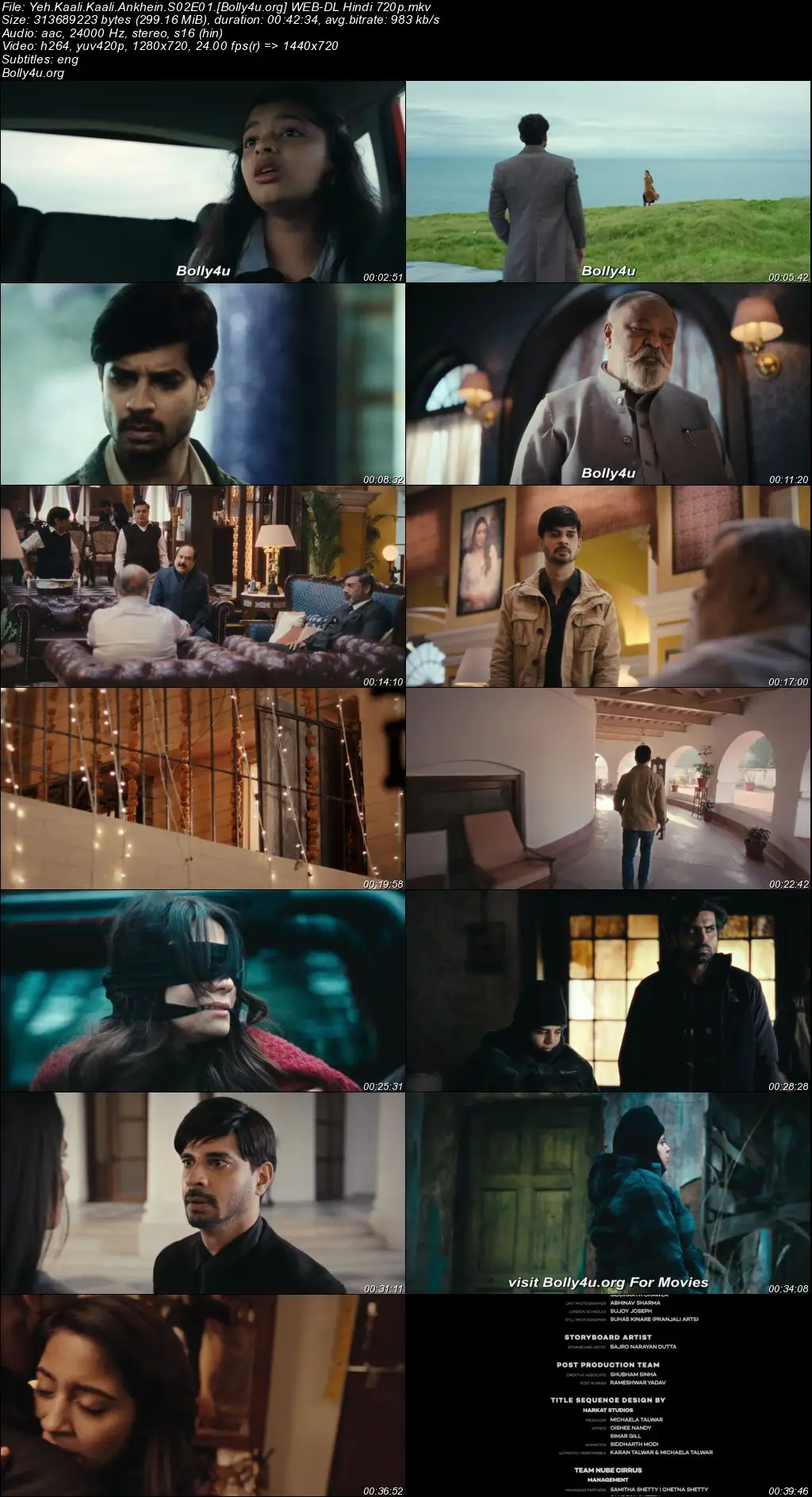 Yeh Kaali Kaali Ankhein 2024 WEB-DL Hindi S02 Complete Download 720p  480p