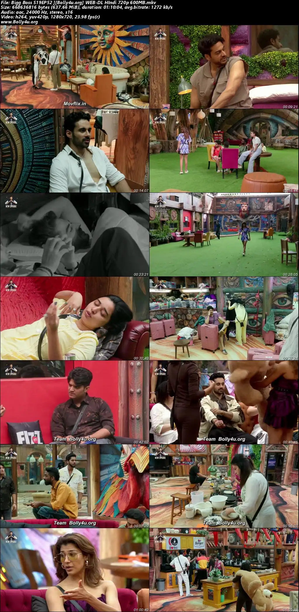 Bigg Boss 2025 WEB-DL Hindi S19EP52 Download 720p  480p