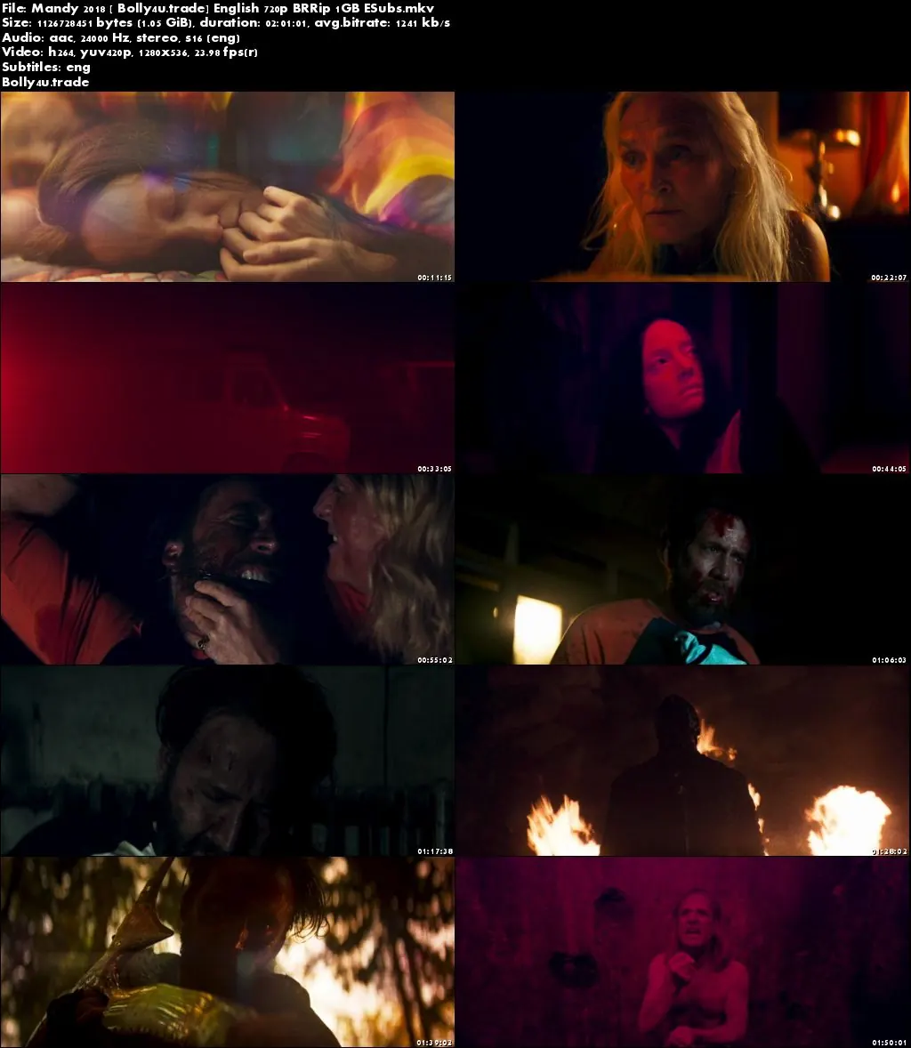 Mandy 2018 BRRip 1GB English 720p ESubs Download