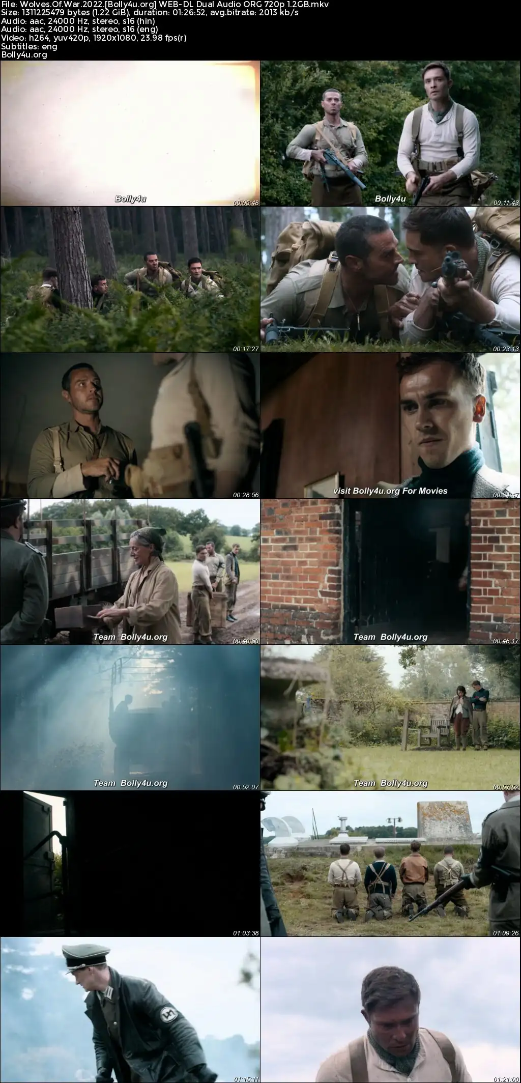 Wolves Of War 2022 WEB-DL Hindi Dual Audio ORG Full Movie Download 1080p  720p  480p