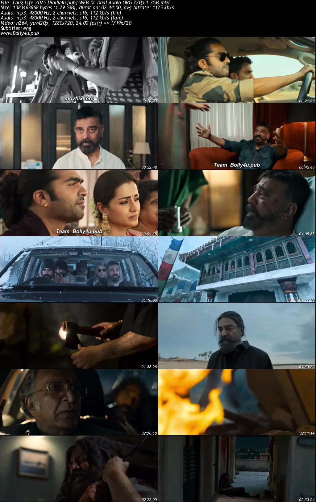 Thugs Life 2025 WEB-DL UNCUT Hindi Dual Audio ORG Full Movie Download 1080p  720p  480p
