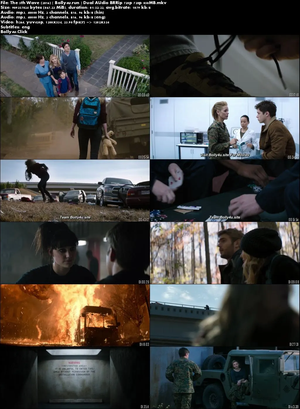The 5th Wave 2016 BRRip 300MB Hindi Dual Audio 480p ESub Download The 5th Wave 2016 BRRip 300MB Hindi Dual Audio 480p ESub Download