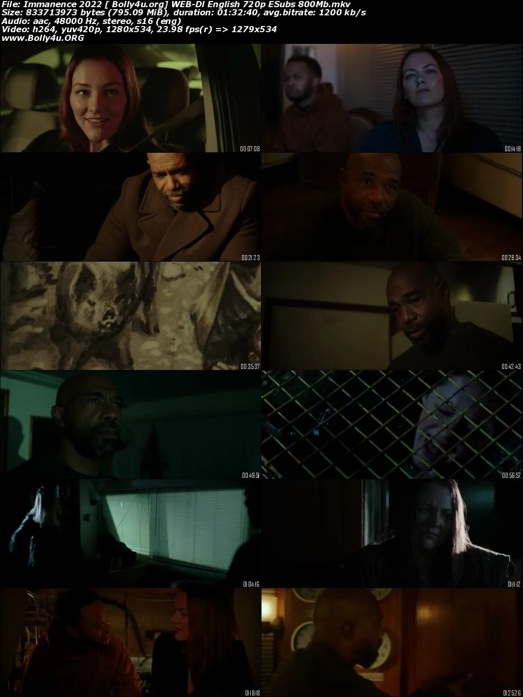Immanence 2022 WEB-DL 800Mb English 720p ESubs Download
