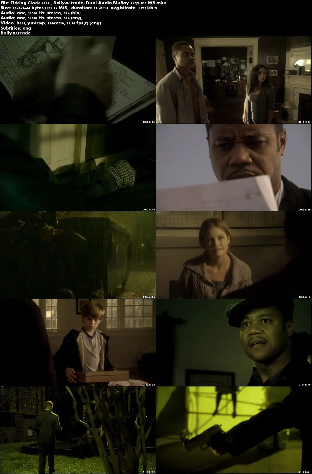 Ticking Clock 2011 BluRay 300Mb Hindi Dual Audio 480p ESub Download