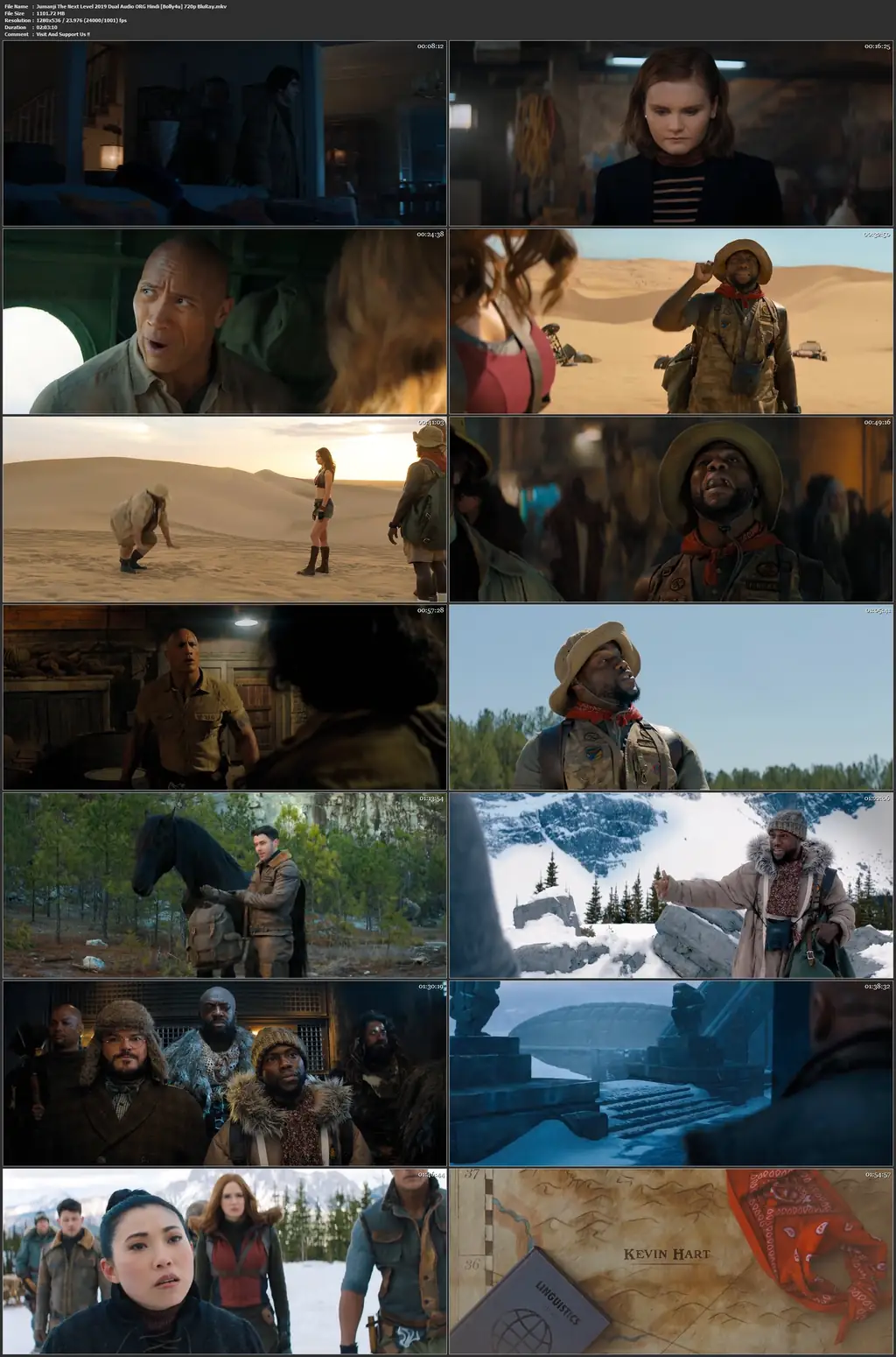 Jumanji The Next Level 2019 BluRay 400MB ORG Hindi Dual Audio 480p still 1  Bolly4u Official
