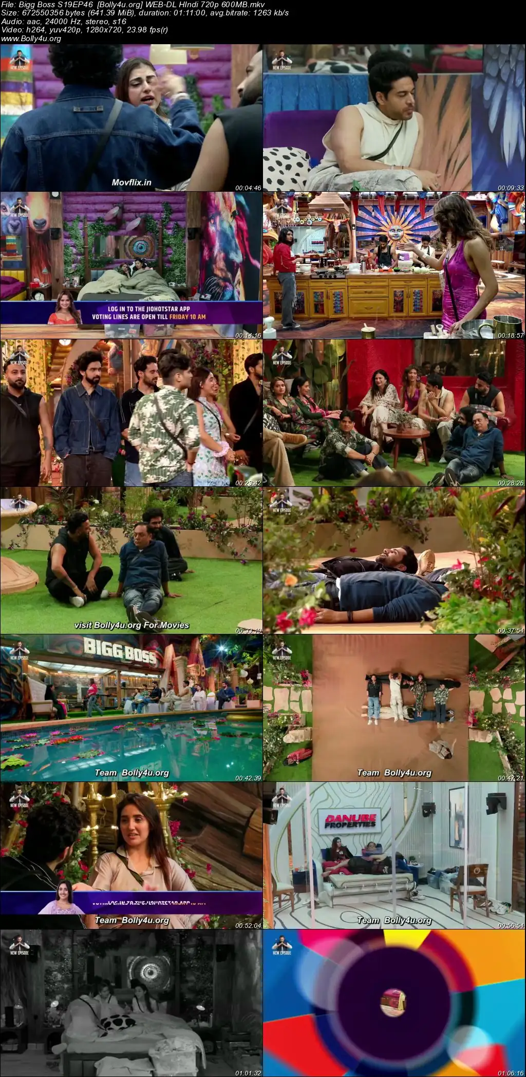 Bigg Boss 2025 WEB-DL Hindi S19EP46 Download 720p  480p