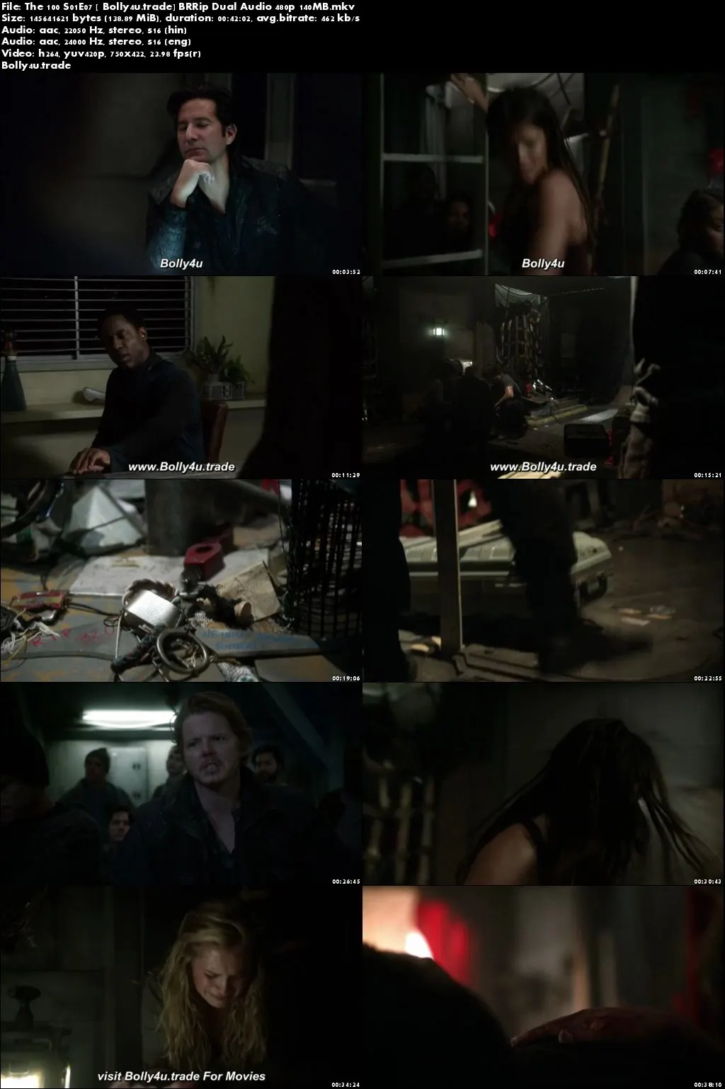 The 100 S01E07 BRRip 140Mb Hindi Dual Audio 480p Download
