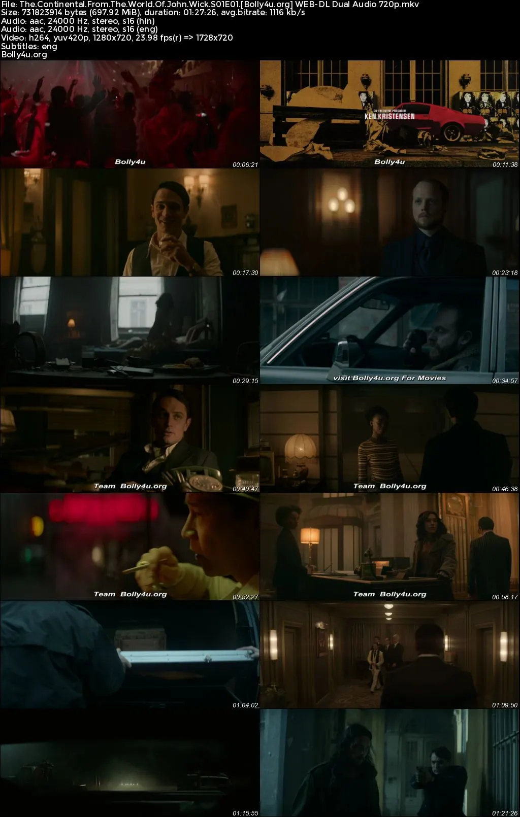 The Continental From The World Of John Wick 2023 WEB-DL Hindi Dual Audio ORG S01 Complete Download 720p