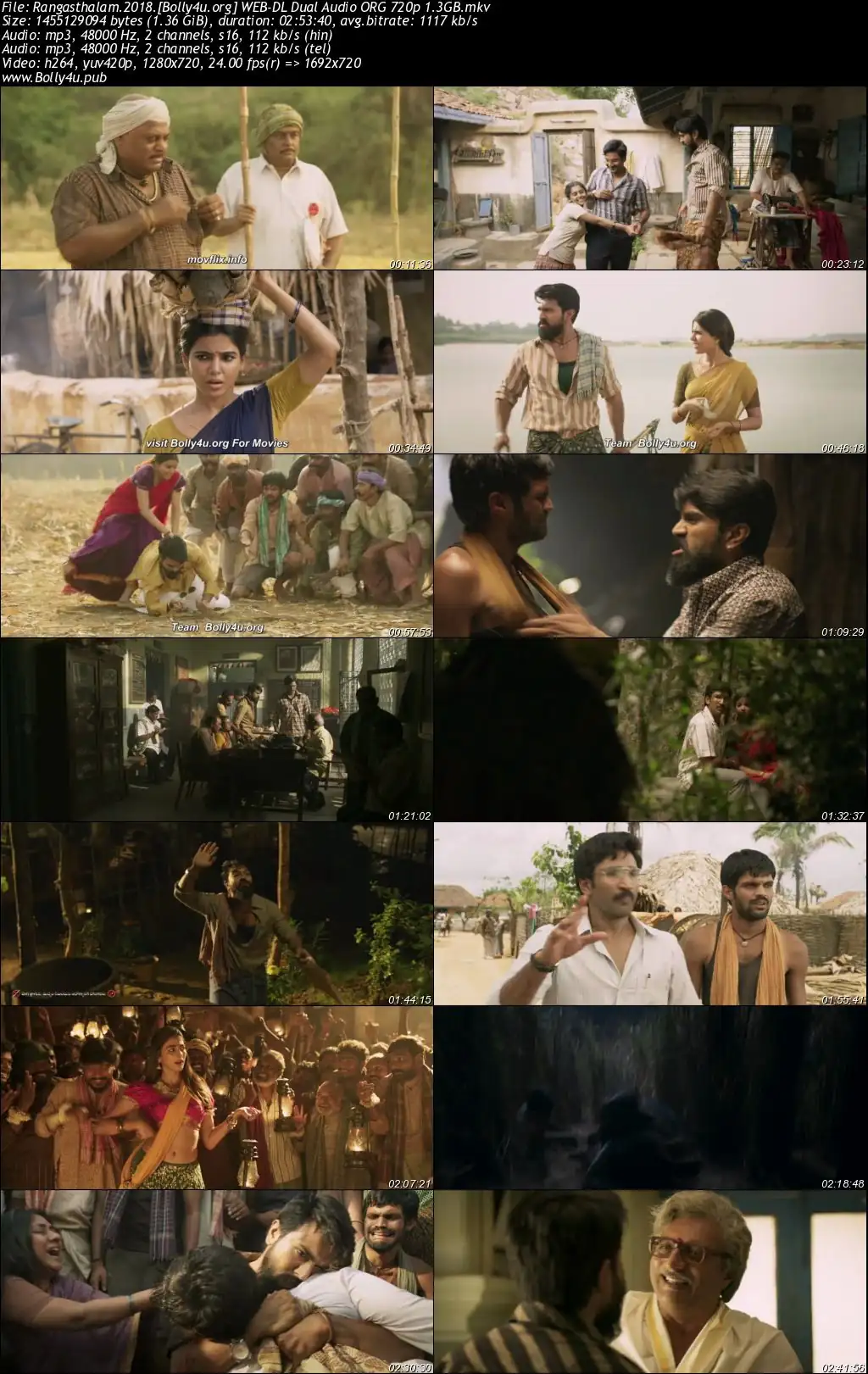 Rangasthalam 2018 WEB-DL UNCUT Hindi Dual Audio ORG Full Movie Download 1080p  720p  480p