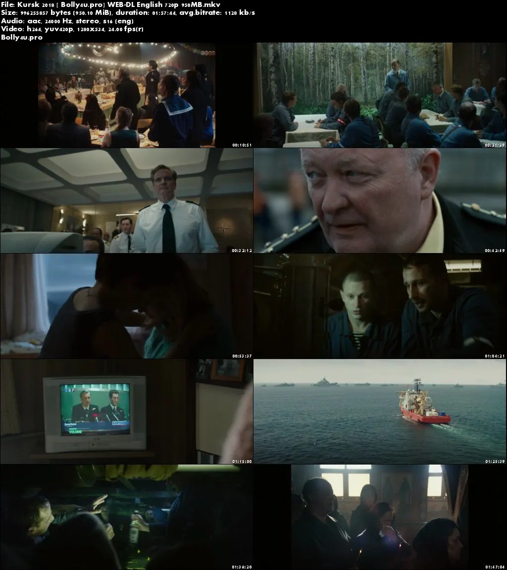 Kursk 2018 WEB-DL 350Mb English 480p Download