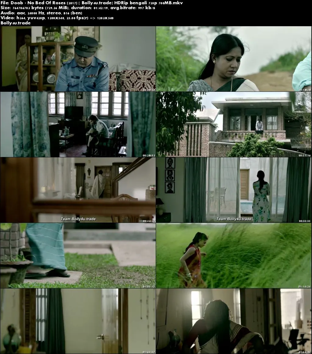 Doob No Bed Of Roses 2017 HDRip 700Mb Bengali 720p Download