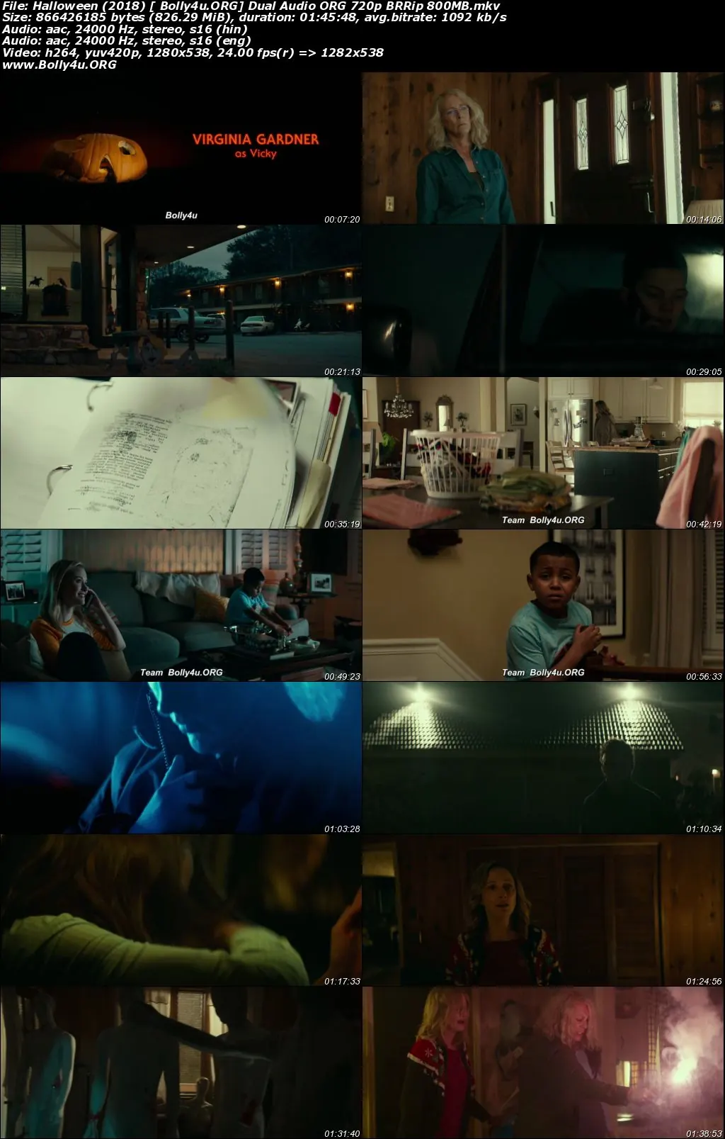 Halloween 2018 BRRip 300Mb Hindi Dual Audio ORG 480p Download Halloween 2018 BRRip 300Mb Hindi Dual Audio ORG 480p Download