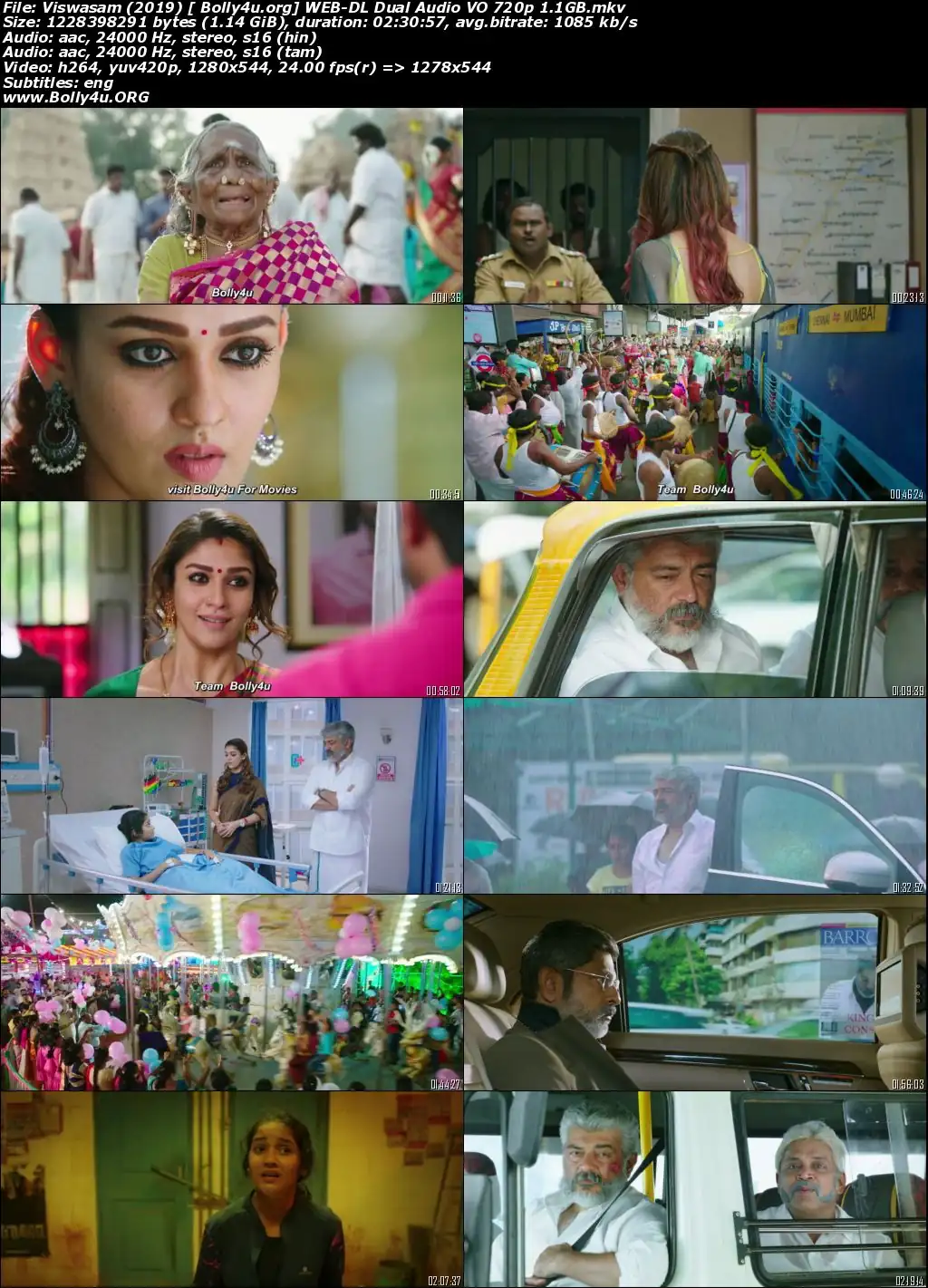 Viswasam 2019 WEB-DL 1.1GB Hindi VoiceOver Dual Audio 720p Download