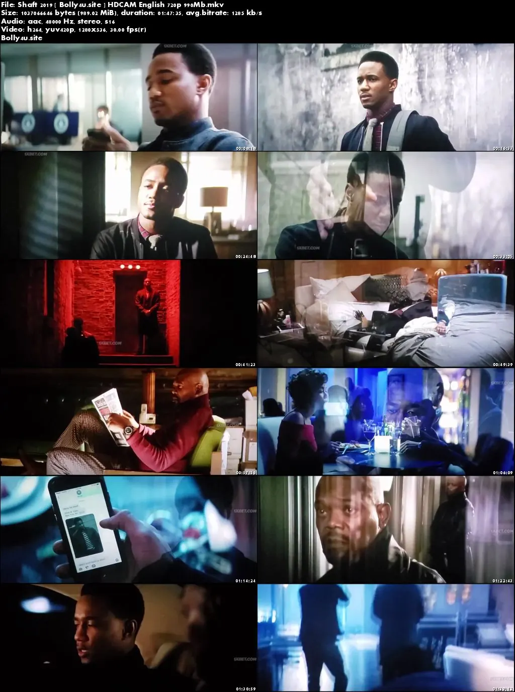 Shaft 2019 HDCAM 950MB English 720p Download